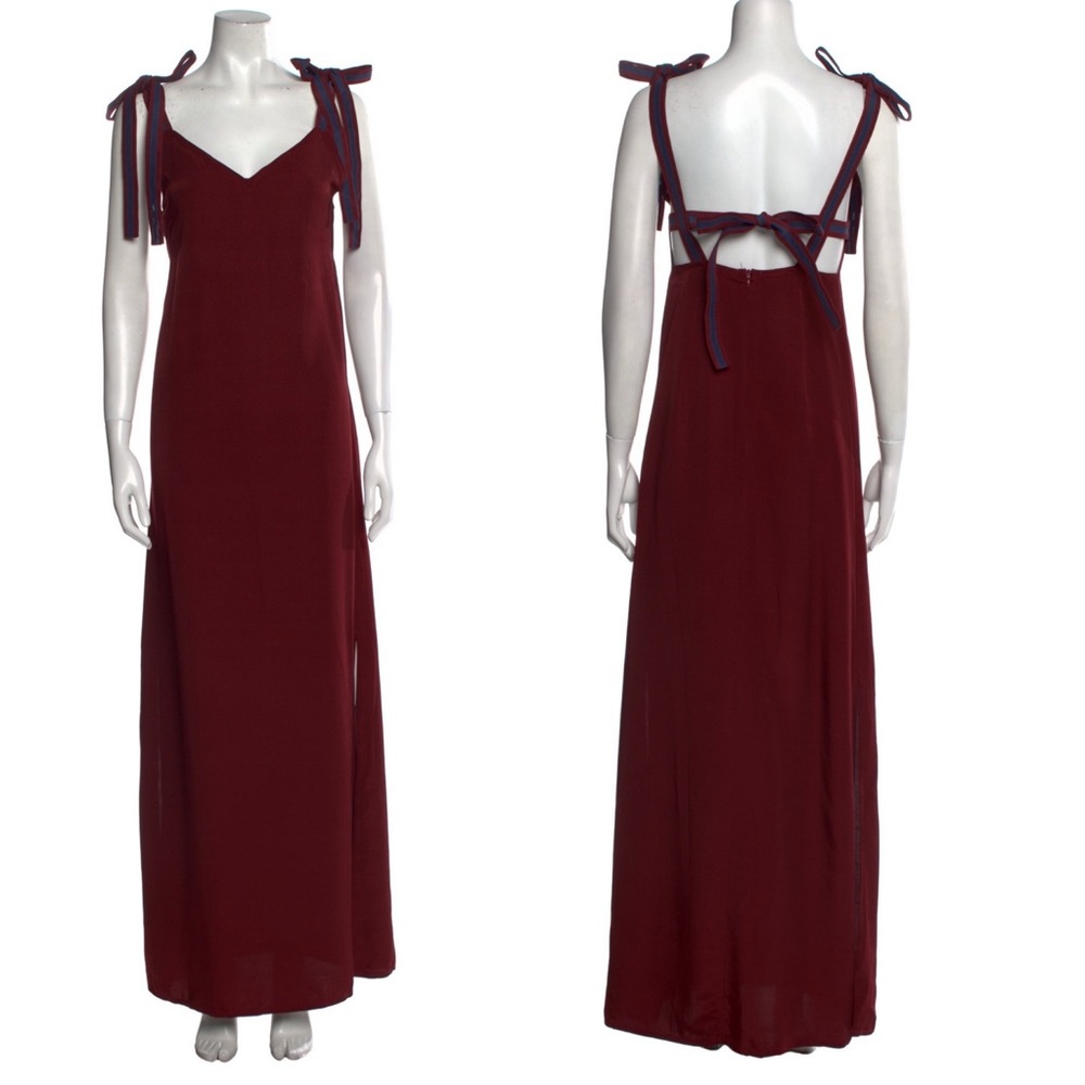 Albus Lumen Backless Slip Dress